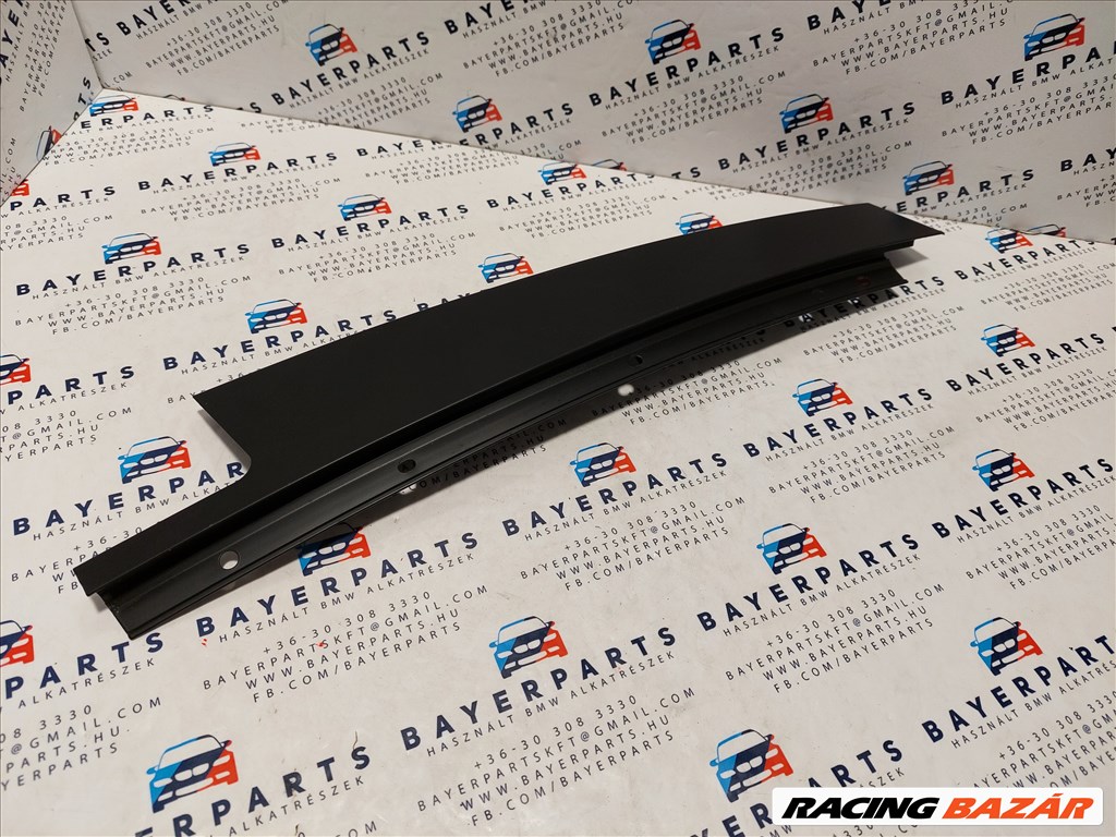 BMW E90 sedan bal hátsó fekete ajtó külső oszlop takaró díszléc oszloptakaró borítás (003348) 1. kép
