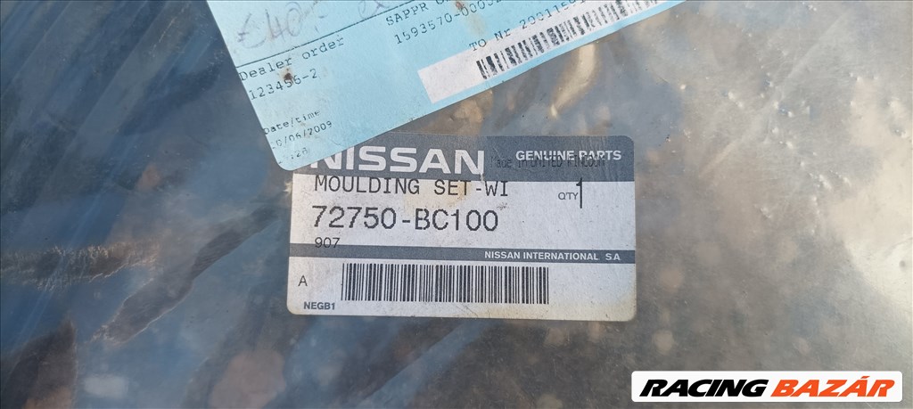 Nissan Micra V C+C gyári szélvédő gumi 72750bc100 3. kép