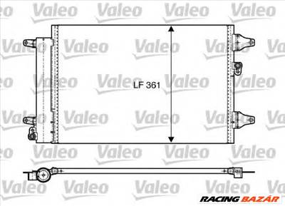 VALEO 818004 - klíma kondenzátor FORD SEAT VW