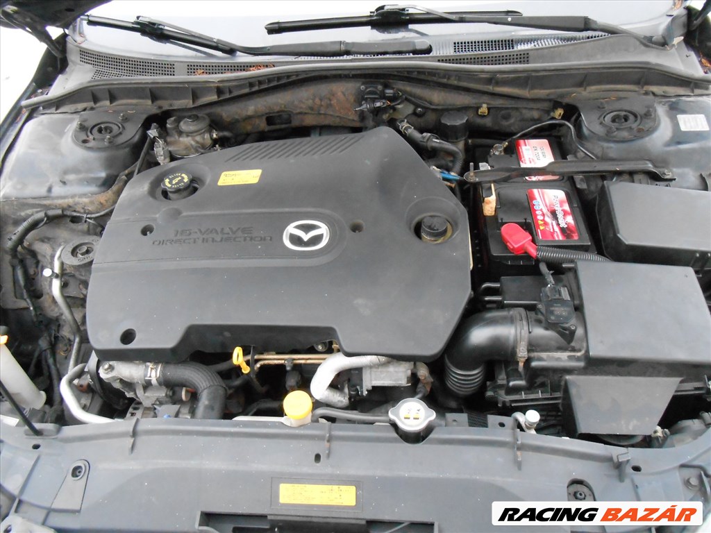 Mazda 6 Station Wagon (GY) 2.0 DI klímakompresszor tartó konzol RF7L15810S5227 5. kép