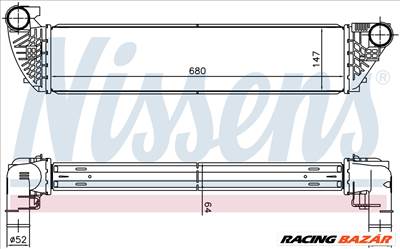 NISSENS 96418 Intercooler