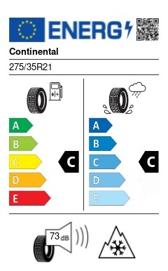 Continental TS 860S XL FR 275/35 R21 103W téli gumi 2. kép