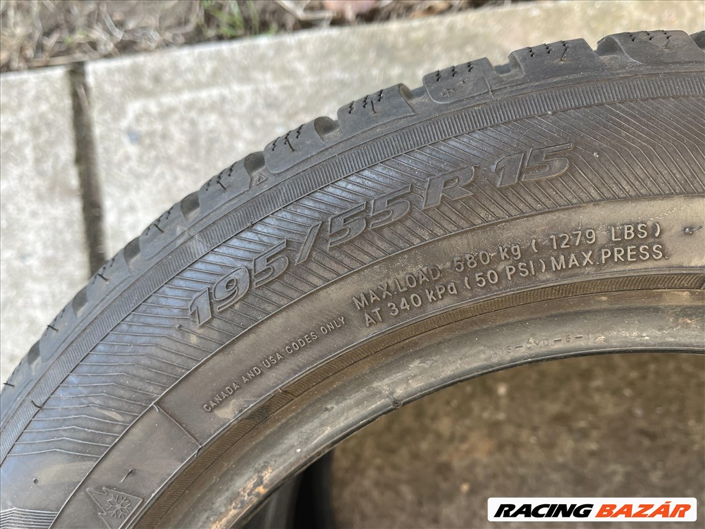  195/55R15 7,5mm Toyo Snowprox S953 téli gumi  4. kép