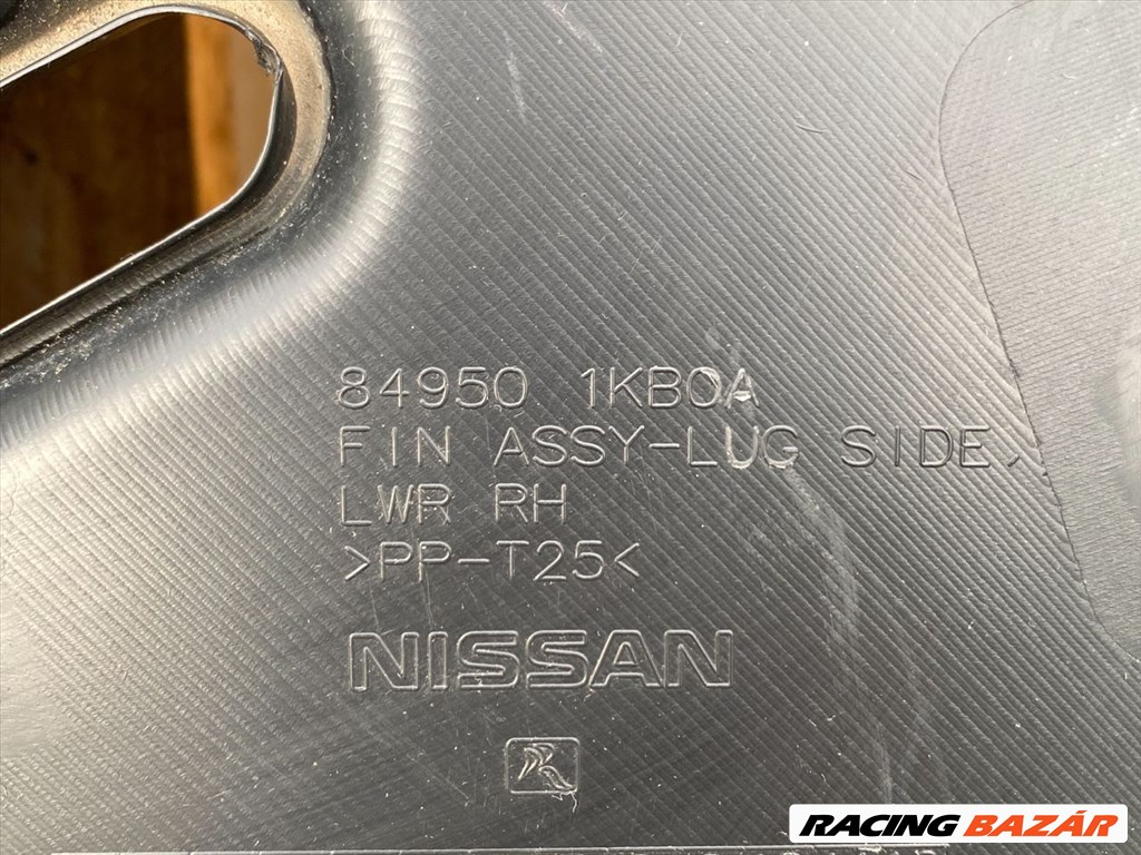 Nissan Juke I NISSAN JUKE Jobb hátsó Csomagtér Burkolat (Műanyag) 849501kb0a 7. kép