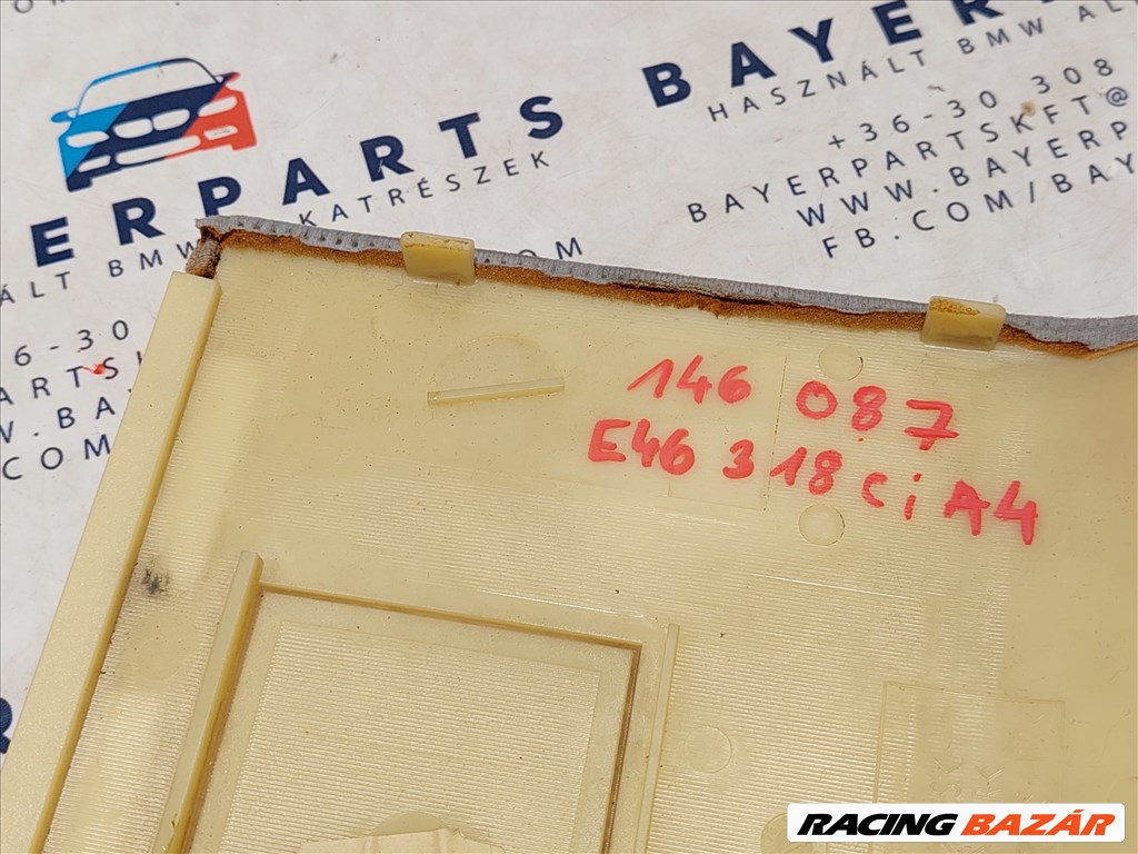 BMW E46 sedan touring szürke tetőablak takaró tetőkárpit borítás takaró panel eladó (146087) 51448233449 3. kép