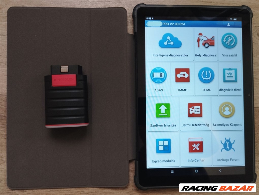 Launch Thinkdiag Pro V2 diagnosztika Szgk-Tgk és Elektromos/Hybrid járművekhez tablettel  2. kép