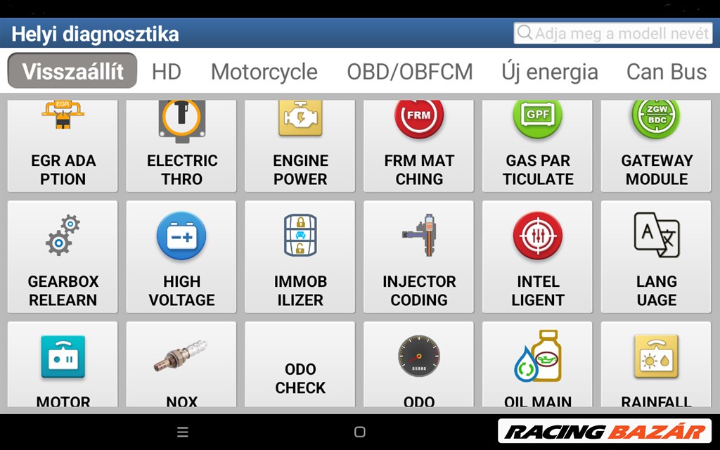Launch Thinkdiag Pro V2 diagnosztika Szgk-Tgk és Elektromos/Hybrid járművekhez tablettel  8. kép