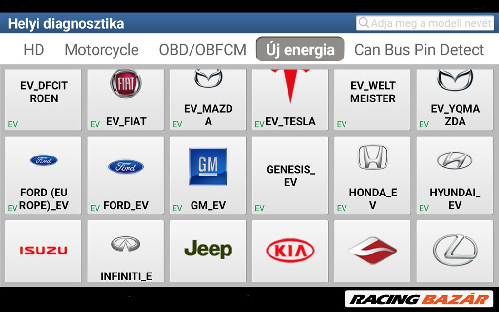 Launch Thinkdiag Pro V2 diagnosztika Szgk-Tgk és Elektromos/Hybrid járművekhez tablettel  11. kép