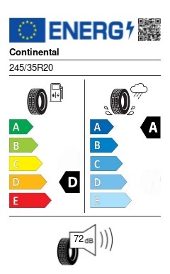 CONTINENTAL SPORTCONTACT 6 XL FR SSR 245/35 R20 95Y nyári gumi 2. kép