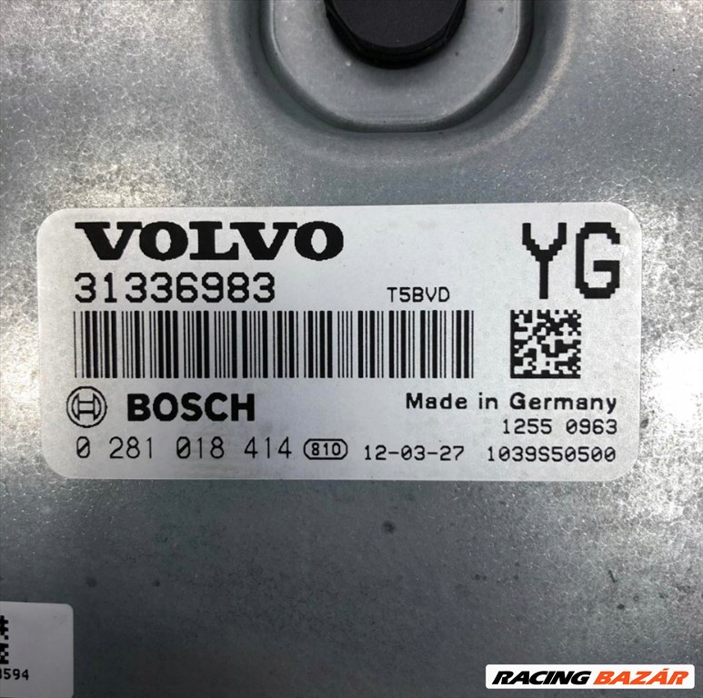 Volvo S80, Volvo S60 2.0 D3 Motorvezérlő ECU  31336983 0281018414 4. kép