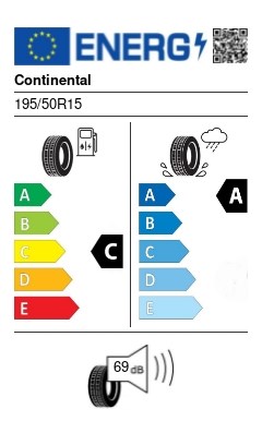 CONTINENTAL ULTRACONTACT 195/50 R15 82V nyári gumi 2. kép