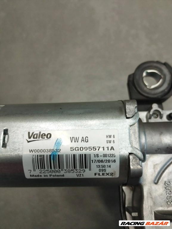 Volkswagen Golf VII hátsó ablaktörlő motor  5g0955711a 3. kép