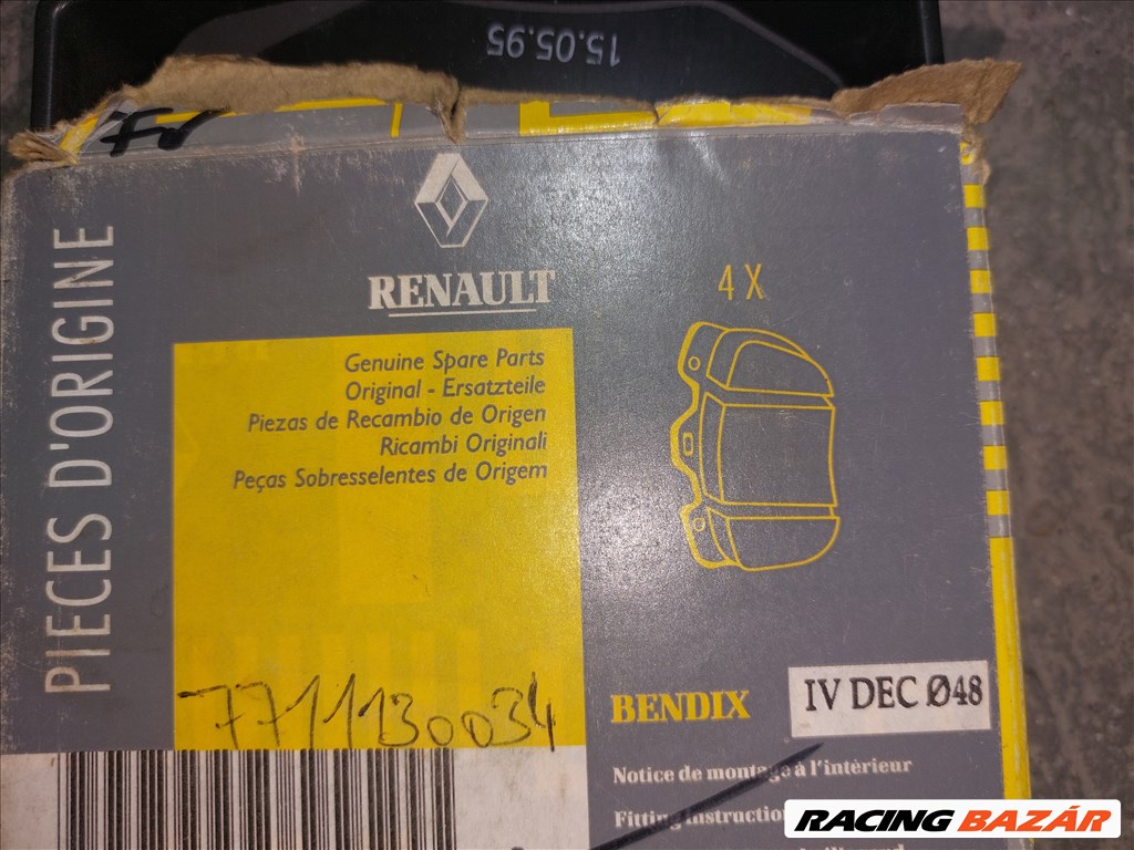Renault Super 5 Express fékbetét új eredeti  7711130034 6. kép