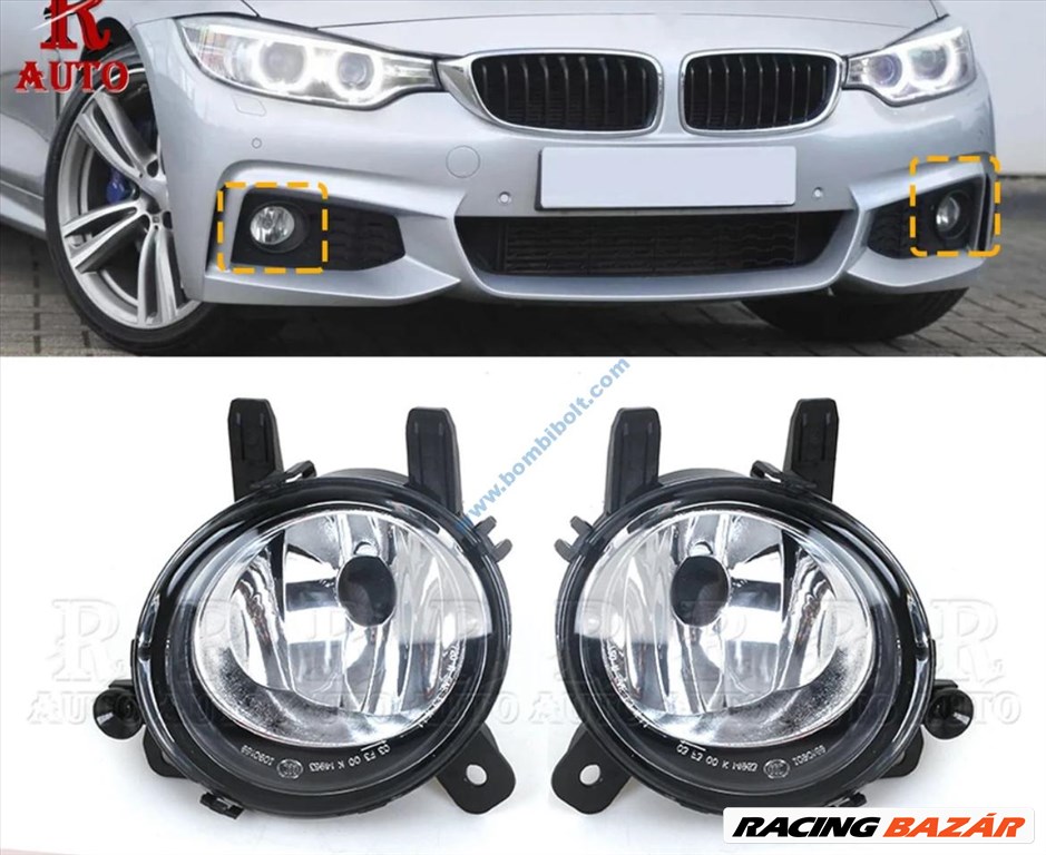 BMW ködlámpa  F30 F31 F34 F35 F20 F21 F22 F23 F45 F46 F32 F33 F36 63177248911, 63177248912 Jobb oldal (anyós oldal) 1. kép