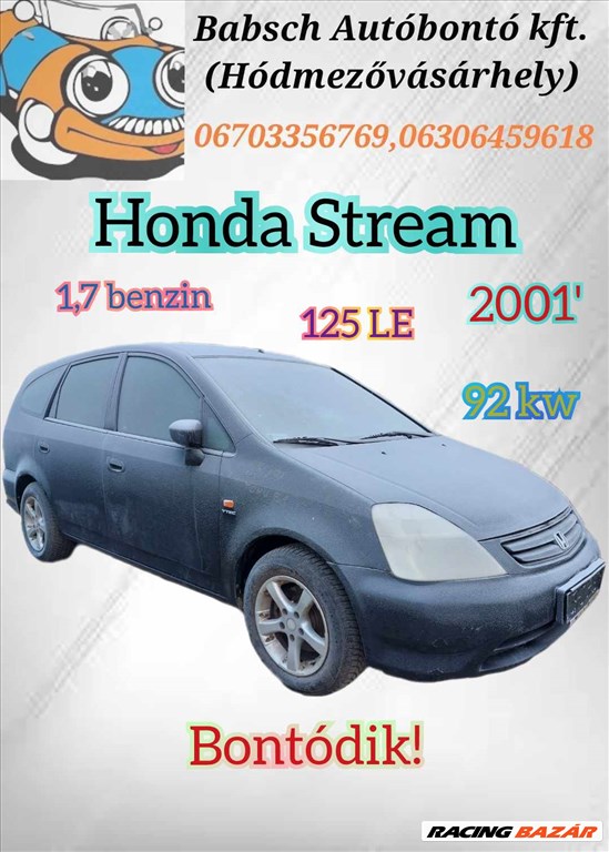 Honda Stream bontott alkatrészei (23/171) 1. kép