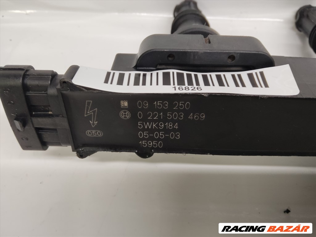 Opel Zafira B 2005 2005-2015 Gyújtótrafó Szett  09153250 3. kép