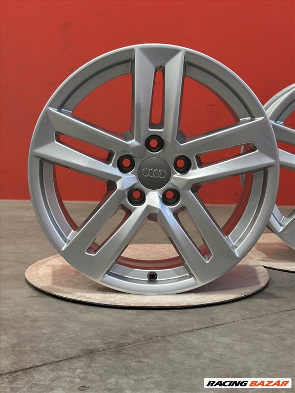 R17 5x112  Original Audi   A4 S4 8W - 7J ET42 OE gyári alufelnik, felnik 17" 4. kép