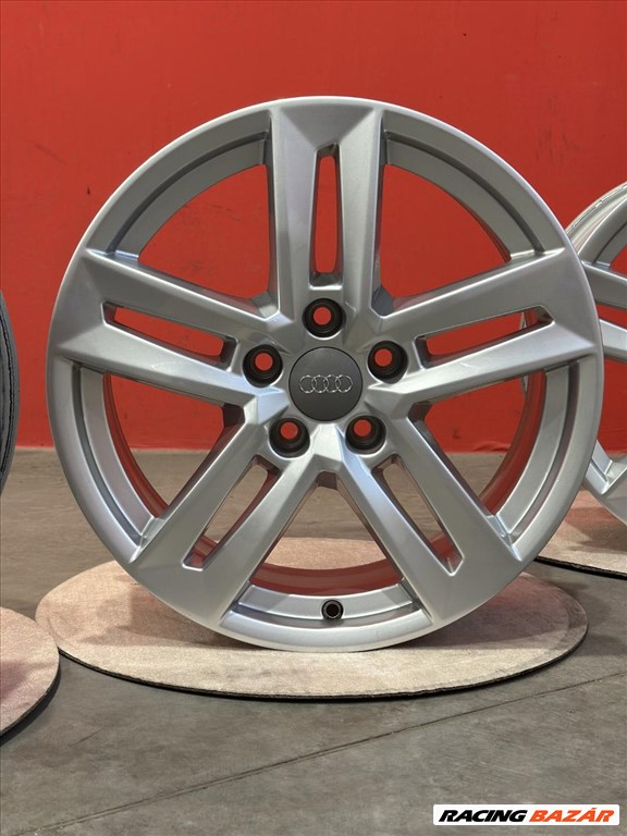R17 5x112  Original Audi   A4 S4 8W - 7J ET42 OE gyári alufelnik, felnik 17" 5. kép