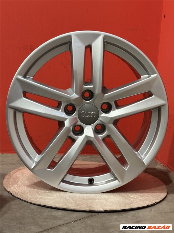 R17 5x112  Original Audi   A4 S4 8W - 7J ET42 OE gyári alufelnik, felnik 17" 7. kép