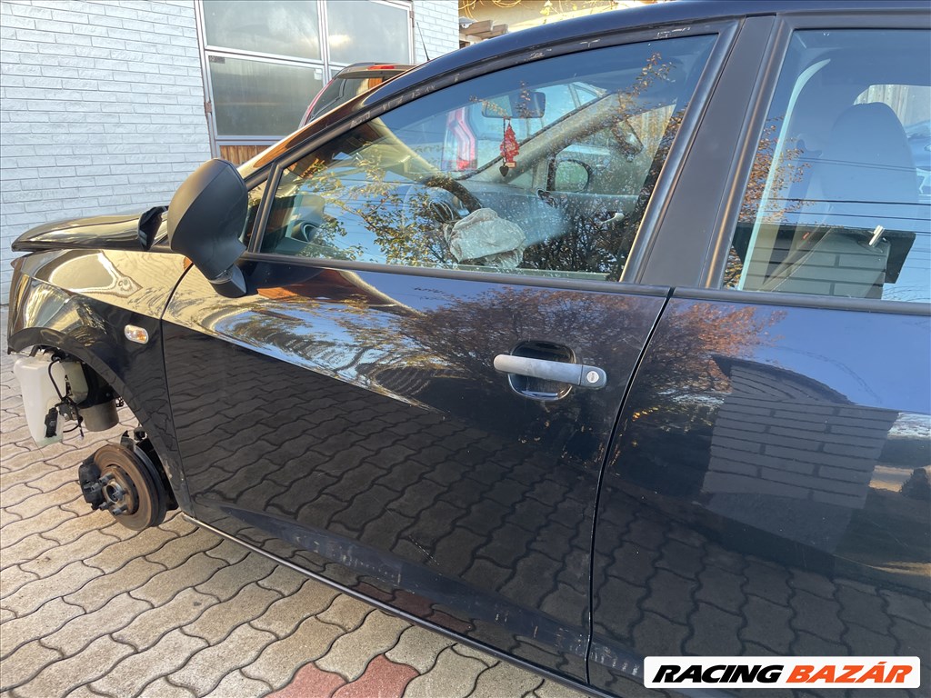 Seat Ibiza 6J 2008-2016-ig bal első ajtó fekete színben eladó. 2. kép