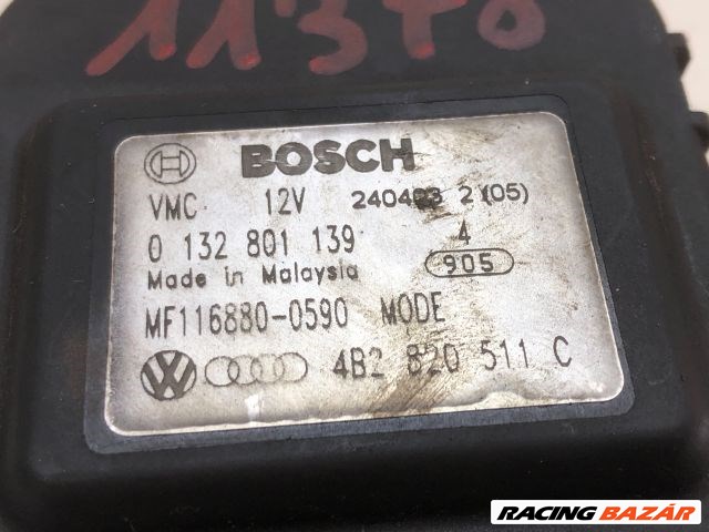 Audi A6 (C5 - 4B) Fűtés Állító Motor #11378 bosch-0132801139 vwag-4b2820511c 7. kép