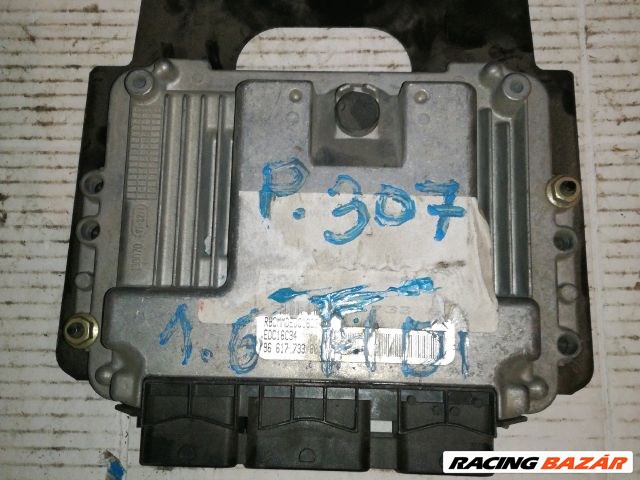 Peugeot 307 motorvezérlő "89396" 9661773380 1. kép