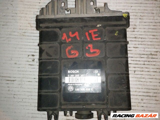 Volkswagen Golf III motorvezérlő 1.4 "89363" 0261200257 030906026c 1. kép
