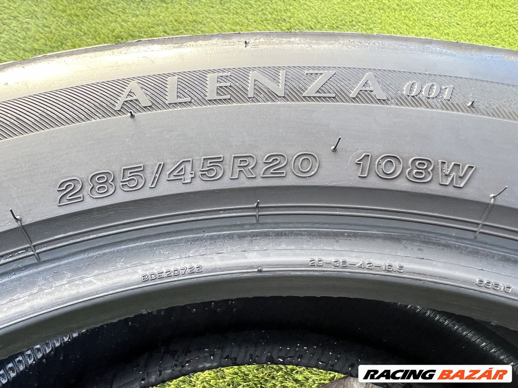 285/45 R20 Bridgestone Alenza 001 nyári gumi 4,5mm 5. kép