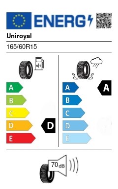 UNIROYAL RAINEXPERT 5 165/60 R15 77H nyári gumi 2. kép