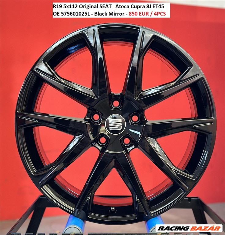 R19 5x112 Original SEAT   Ateca Cupra 8J ET45 OE 575601025L gyári alufelnik 19" 1. kép