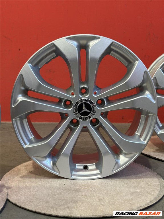 R17 5x112 Original Mercedes GLC 7.5J ET36 - OE A2534010600 - gyári alufelni szett 17" 4. kép