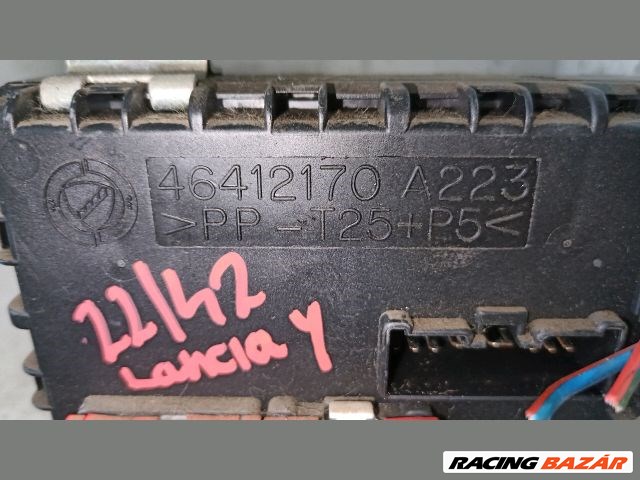 Lancia Ypsilon I utastér biztosítéktábla "101256" 46412170a223 5. kép