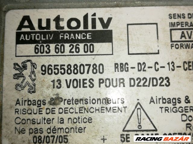 Peugeot 407 motorvezérlő "117085" 603602600 965580780 4. kép