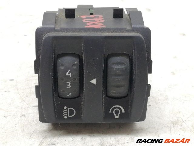 Renault Scénic II (JM0/1_) Fényszórómagasság Állító Kapcsoló #10663 8200121805b 1. kép