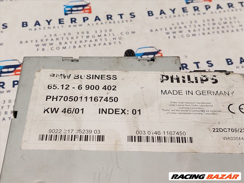 BMW E46 MODE gombos Business kazettás rádió eladó (003463) 65126900402 4. kép