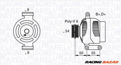 MAGNETI MARELLI 063358061010 - generátor FIAT LANCIA OPEL SUZUKI VAUXHALL