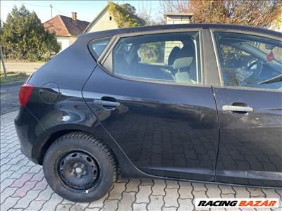 Seat Ibiza 6J 2008-2016-ig jobb hátsó ajtó fekete színben eladó