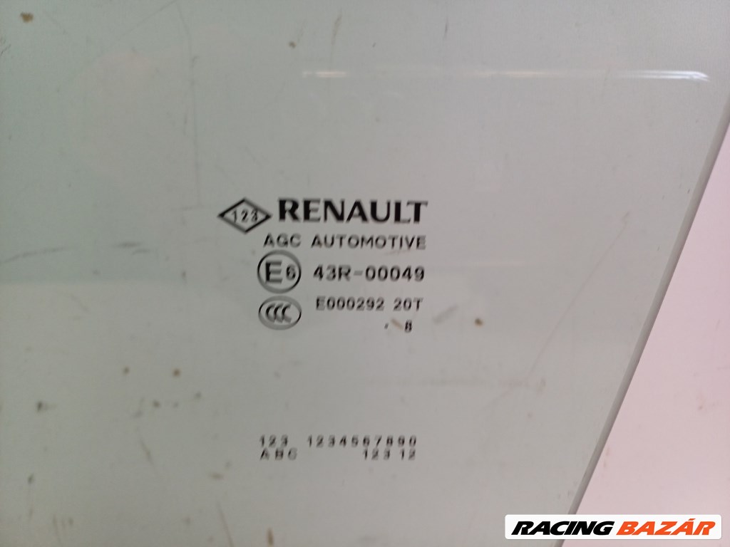 Renault Scenic bal elsõ ajtó üveg lejáró 2. kép