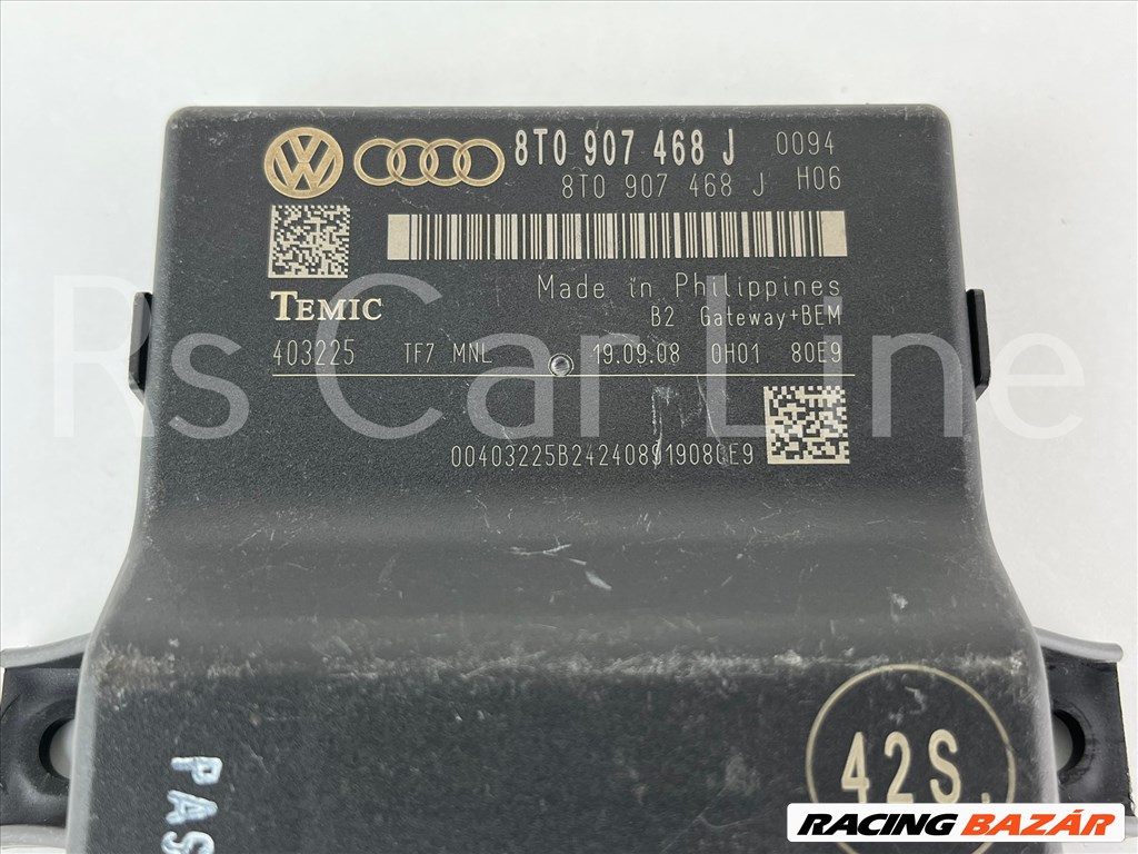 Audi A4 B8 Gateway modul 8t0907468j 2. kép