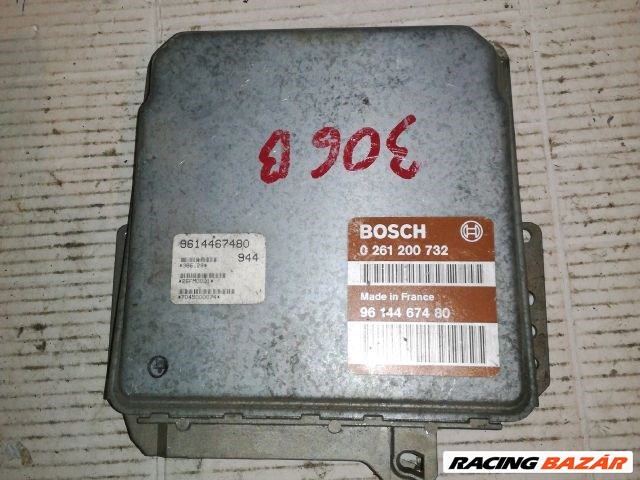 Peugeot 306 motorvezérlő 1.6 "89380" 0261200732 9614467480 1. kép