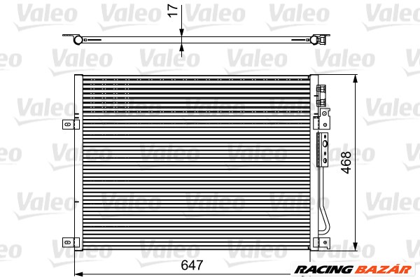 VALEO 814086 - klíma kondenzátor JEEP 1. kép