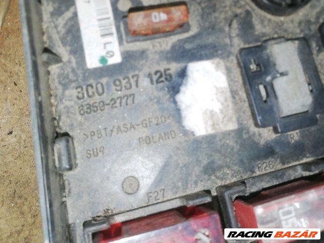 Volkswagen Passat B6 2.0 TDI motortéri biztosítéktábla "122375" 3c0937125 3. kép