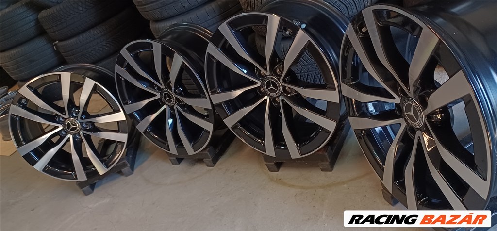 Mercedes W223 új S klasse alufelnik 5x112 8,5x19 ET31,5 Tpms 4db 7. kép