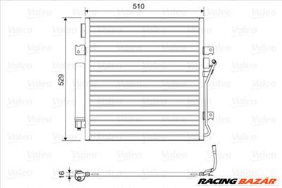 VALEO 814163 - klíma kondenzátor DODGE
