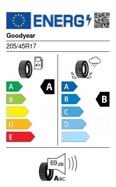 Goodyear Eagle F1 Asymmetric 3 XL FP * 205/45 R17 88W nyári gumi 2. kép