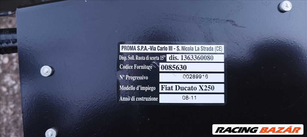 Fiat Ducato III, Citroën Jumper II, Peugeot Boxer II gyári pótkerék leengedő  0085630 4. kép
