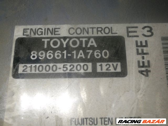 Toyota Corolla (E110) Combi 1.4 motorvezérlő "111456" 896611a760 2110005200 4. kép