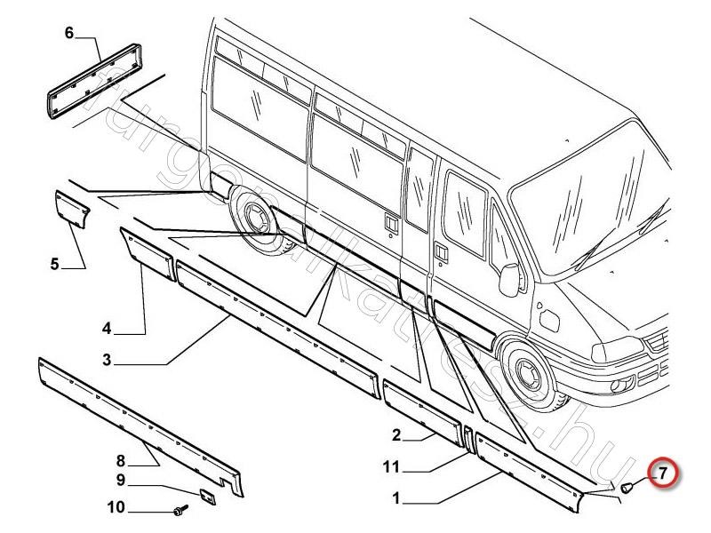 Díszléc patent DUCATO 02> FIAT DUCATO IV (06-) - Fastoriginal 71728806 2. kép