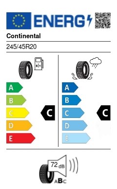 Continental CrossContact LX Sport 245/45 R20 103W XL FR LR M+S négyévszakos gumi 2. kép