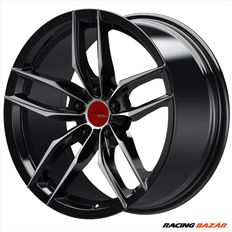 R18 5x112 (73,1) ARCEO MADRID Black Diamond 8J ET34 új alufelnik 18"  8. kép